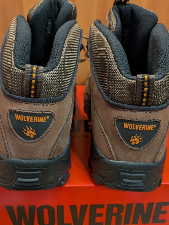 Wolverine Hudson ST EH Steel Toe Work Boots Mens Size 11.5 Brown Leather - LNUC main image 10